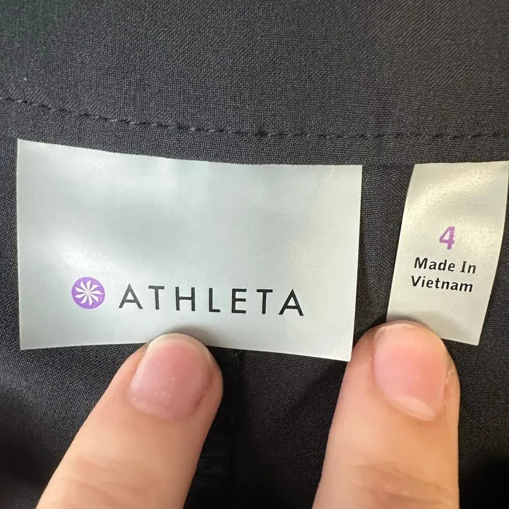 Athleta Pleated Wear About It Skort Black Activewear Women's 4 Athletic Tennis